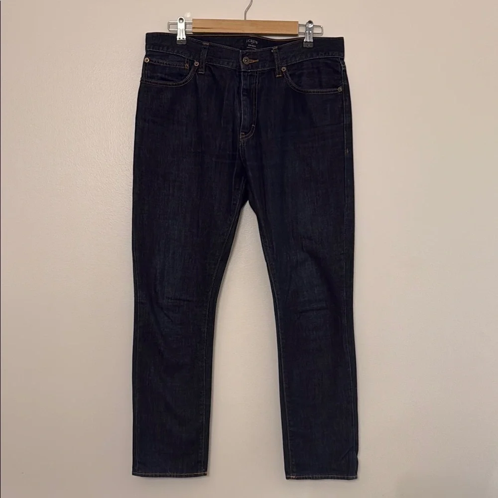 J. Crew 32x30 Driggs Blue Straight Jeans Classic Style